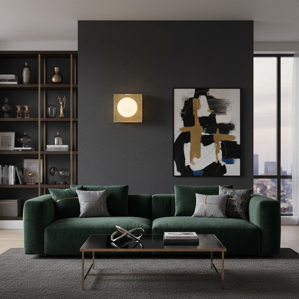 Vellaro wandlamp van glas en metaal - tijdloze stijl voor keuken- en kantoorverlichting HL1880