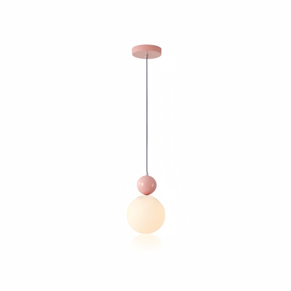 Kleurrijke glazen bolvormige hanglamp - Nordic Globe Lamp voor bar HL1331