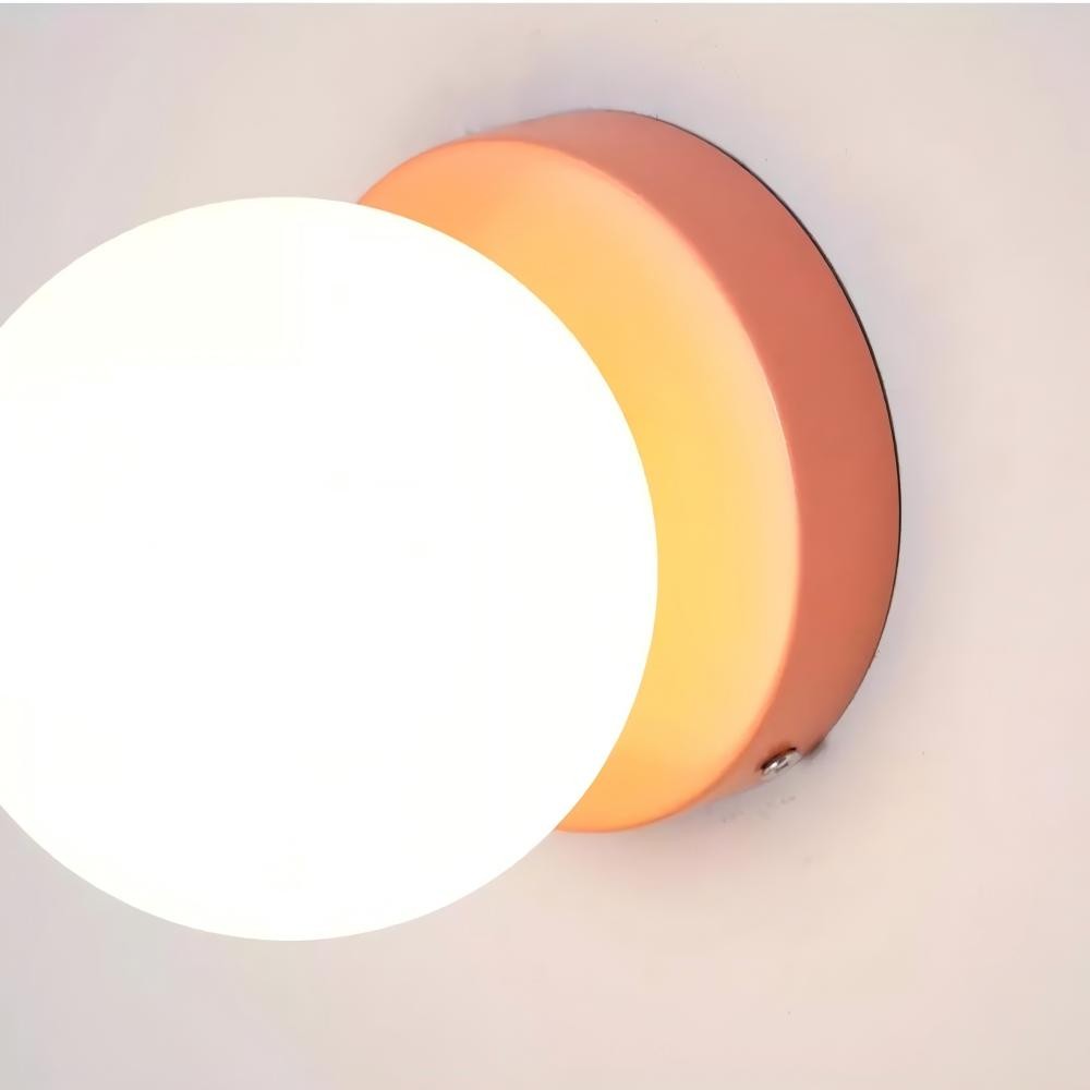 Nordic Globe Opbouw Glazen Wandlamp HL320