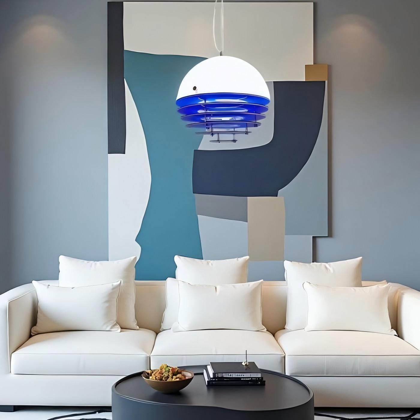 Moderne Bauhaus Sunset Atmosphere Bolvormige Hanglamp HL1002
