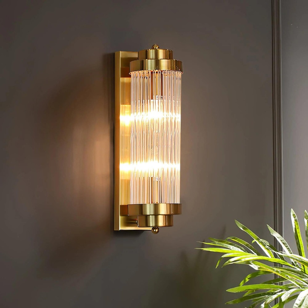 De offset pilaar wandlamp HL3345
