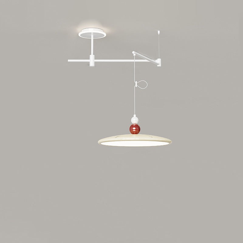 Nordic Iron Flying Saucer LED verplaatsbare rocker arm hanglamp HL1107