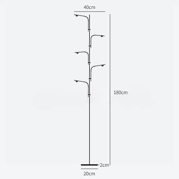 Wa Wa Bloemvormige Multi Vloerlamp