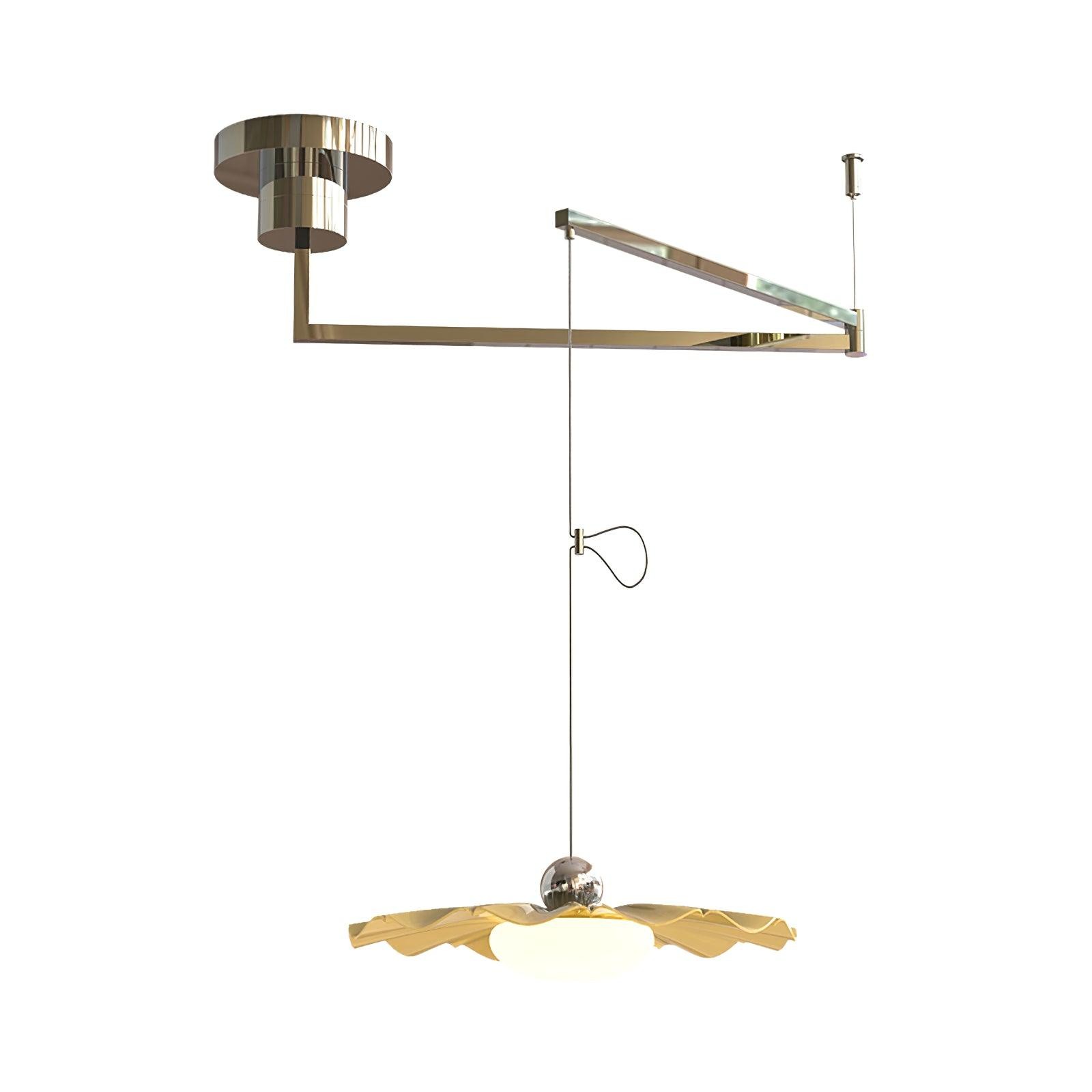 Hanglamp met bloeiende bloemmotief HL2907