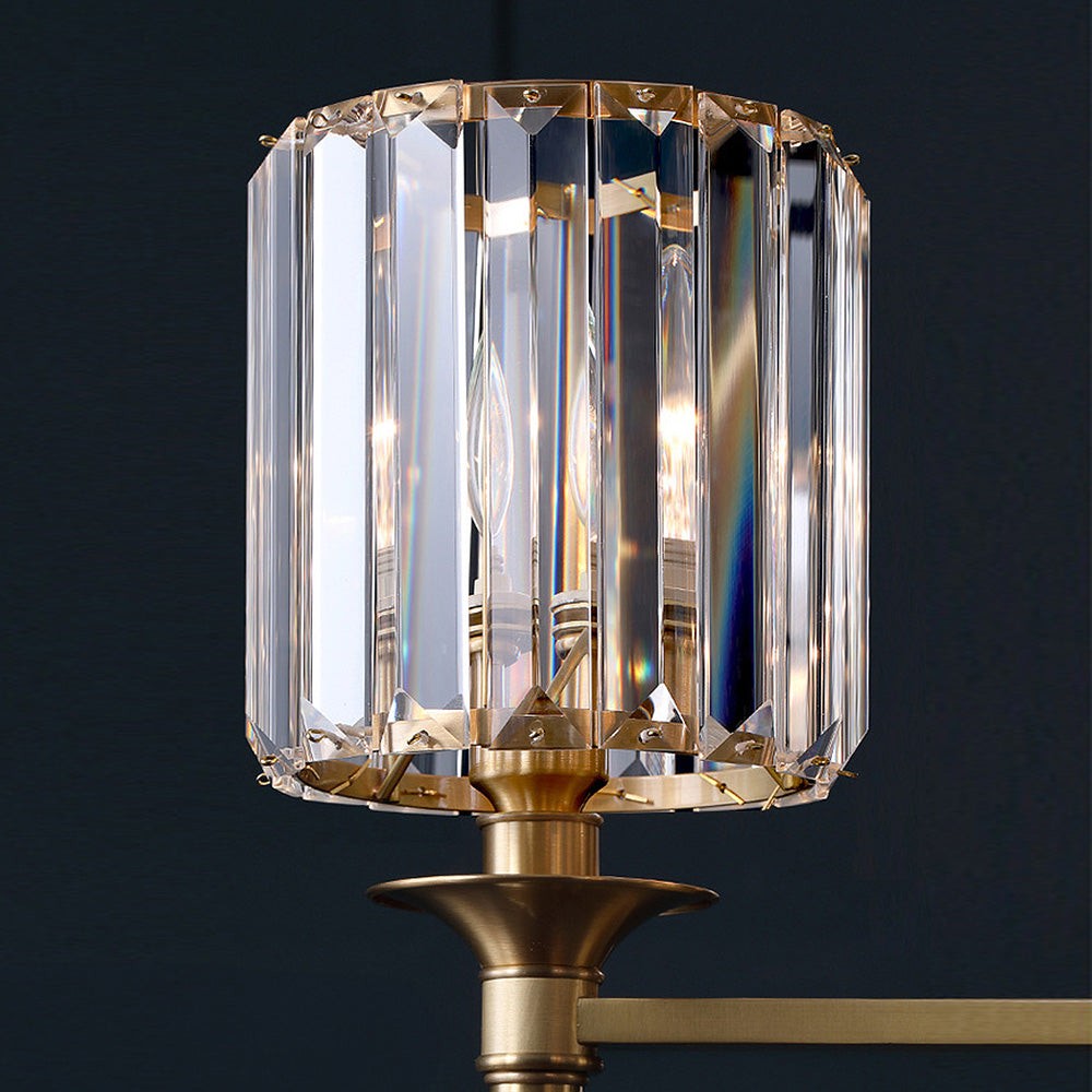 Vintage luxe kristallen wandlamp HL1405