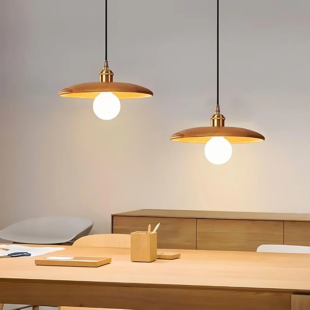 Olivia Japandi Charmante houten hanglamp HL3394