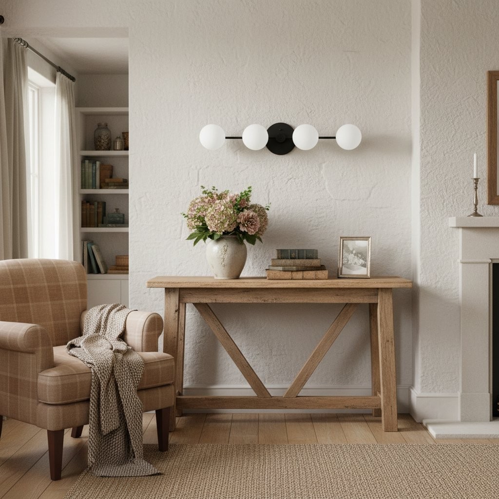 Glorica Glazen Lange Badkamerlamp - Modern Minimalistisch Wandlampontwerp HL1685