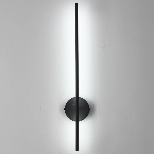 Moderne zwarte aluminium wandlamp HL3403