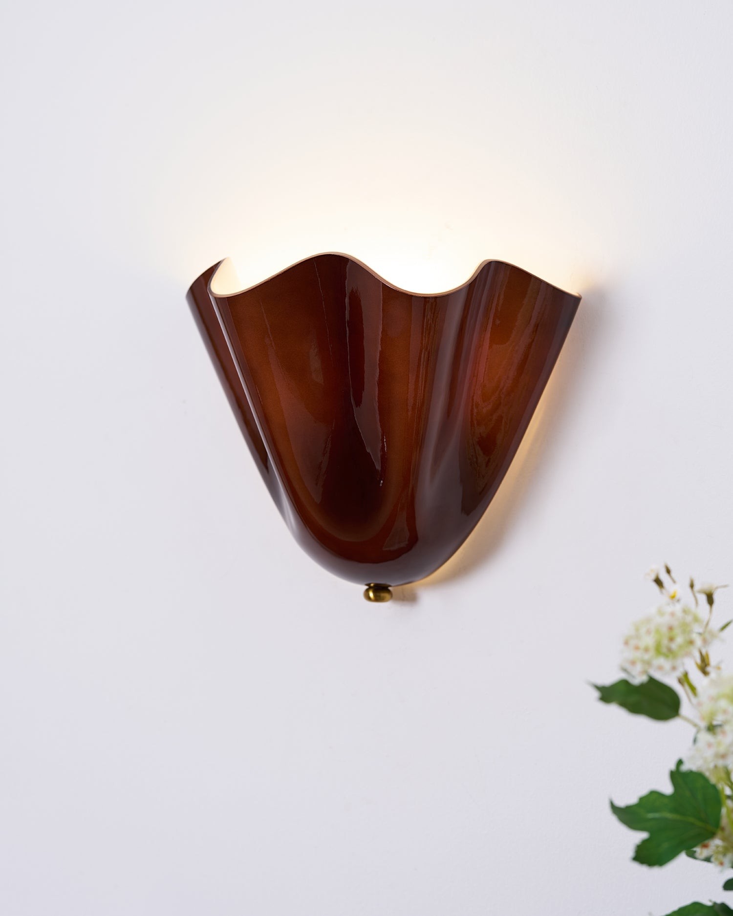 Bellina moderne wandlamp - Artisanaal glas Vera lamp voor interieurdecoratie HL1643