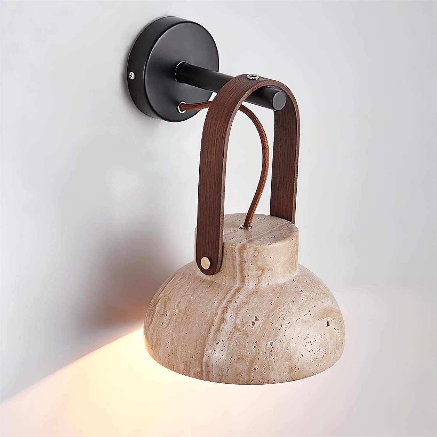 Gepersonaliseerde creatieve gebogen draagbare wandlamp HL512
