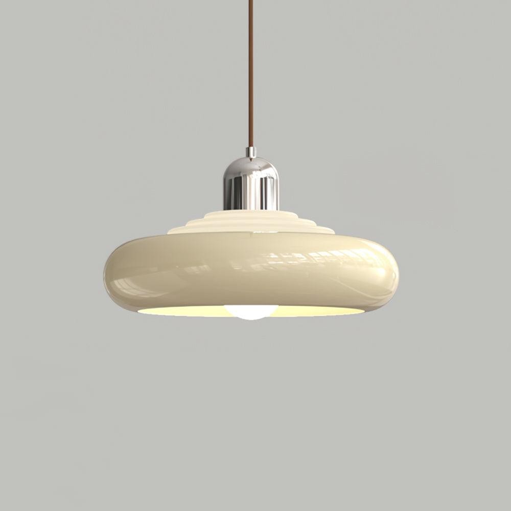Meerlaagse ronde toren crèmekleurige hanglamp HL401