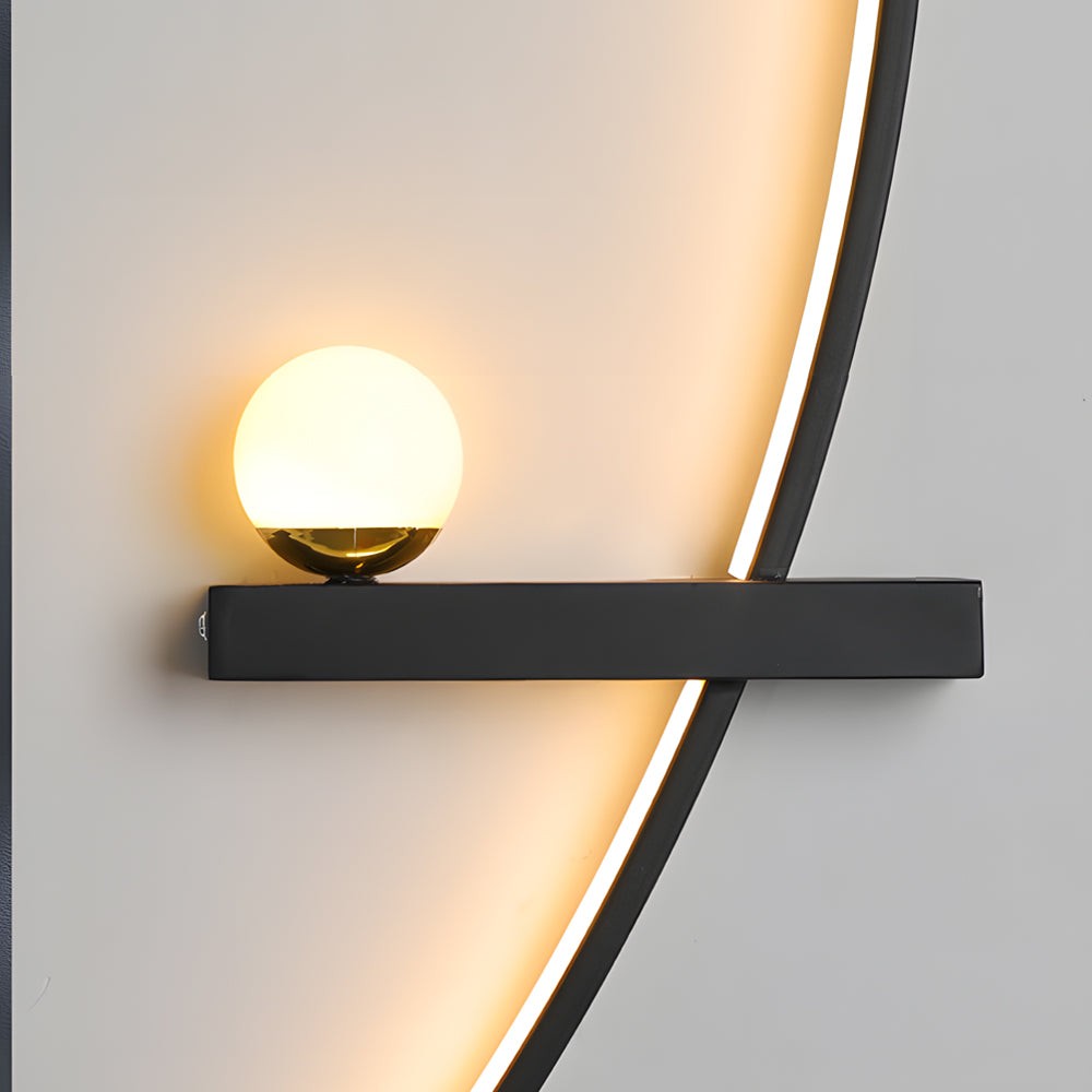 21'' gebogen strip 3-staps dimbare LED-wandlamp HL1000
