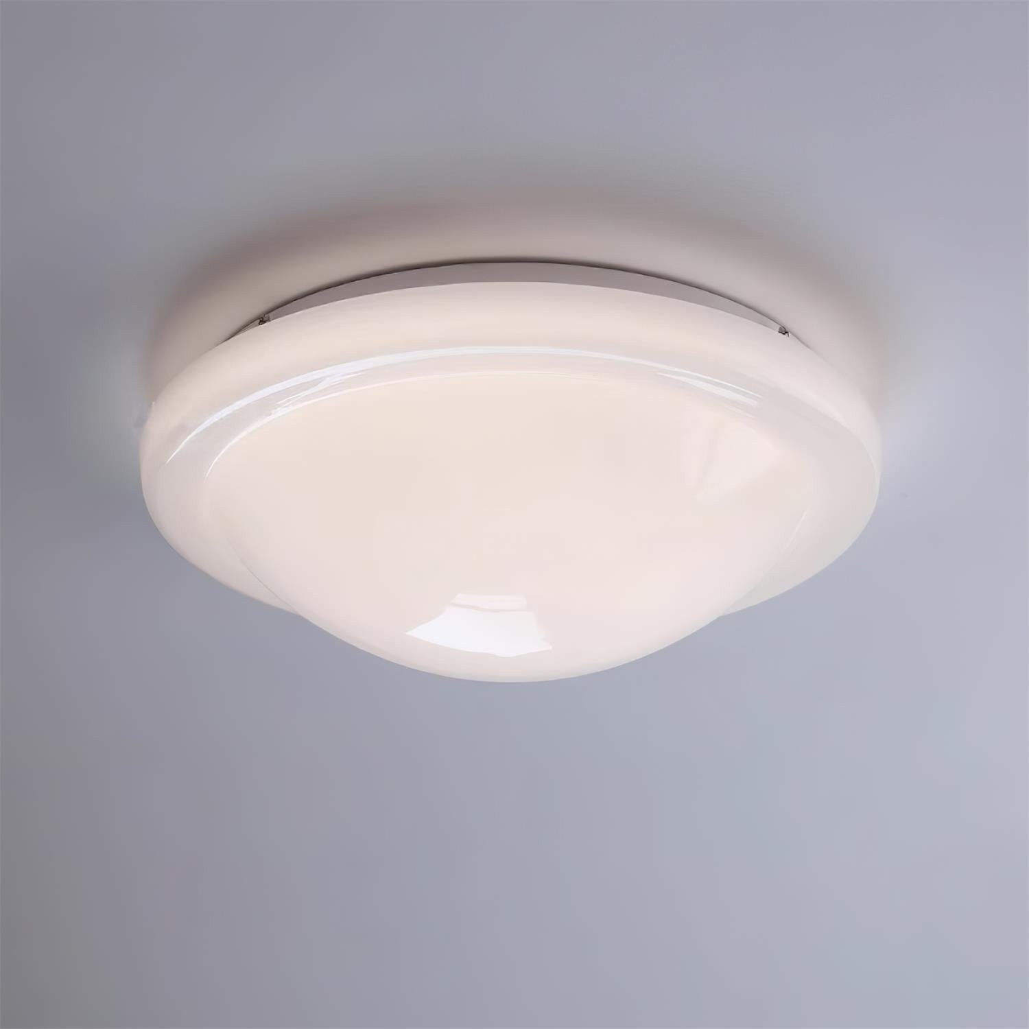 Moderne minimalistische witte glazen led plafondlamp HL416
