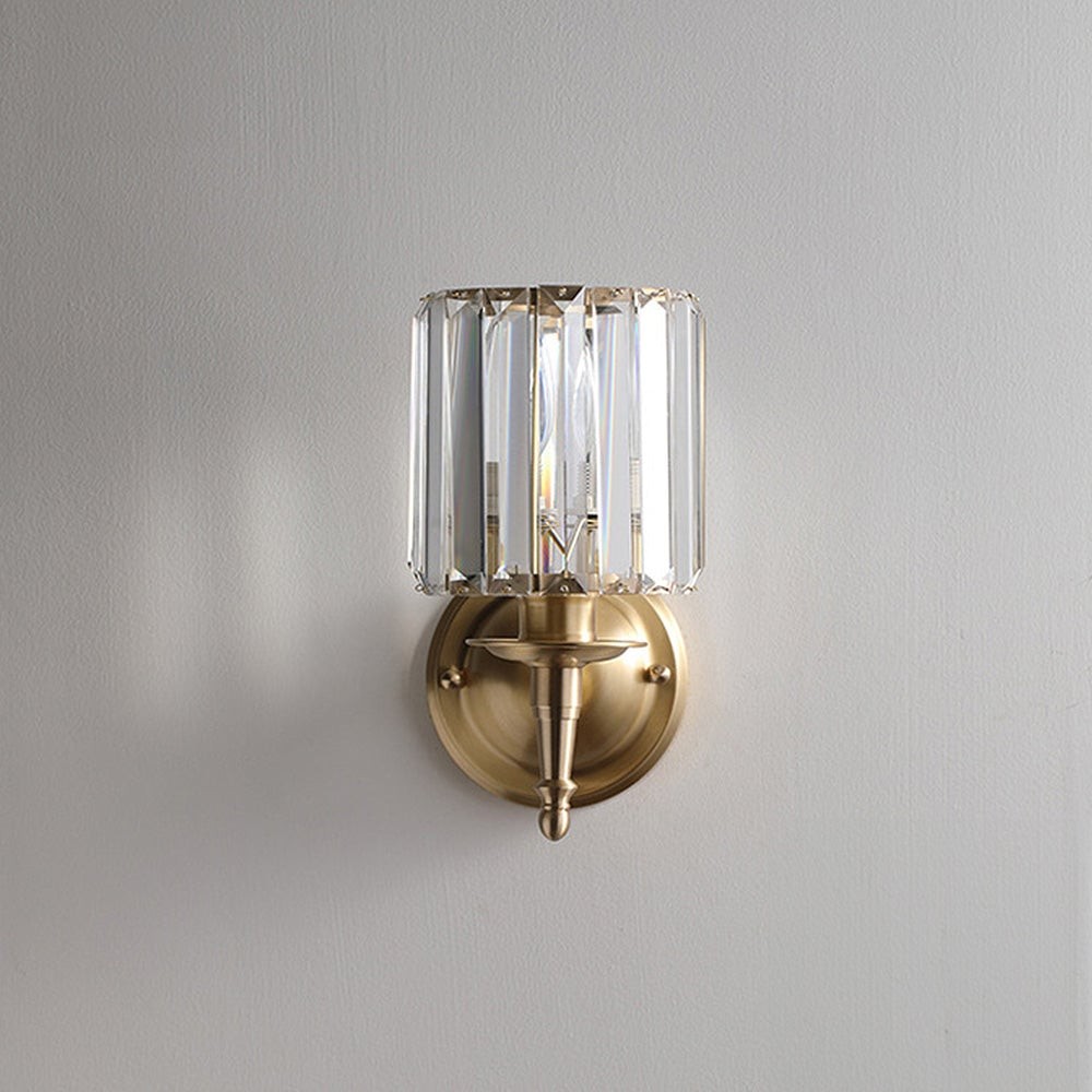Vintage luxe kristallen wandlamp HL1405