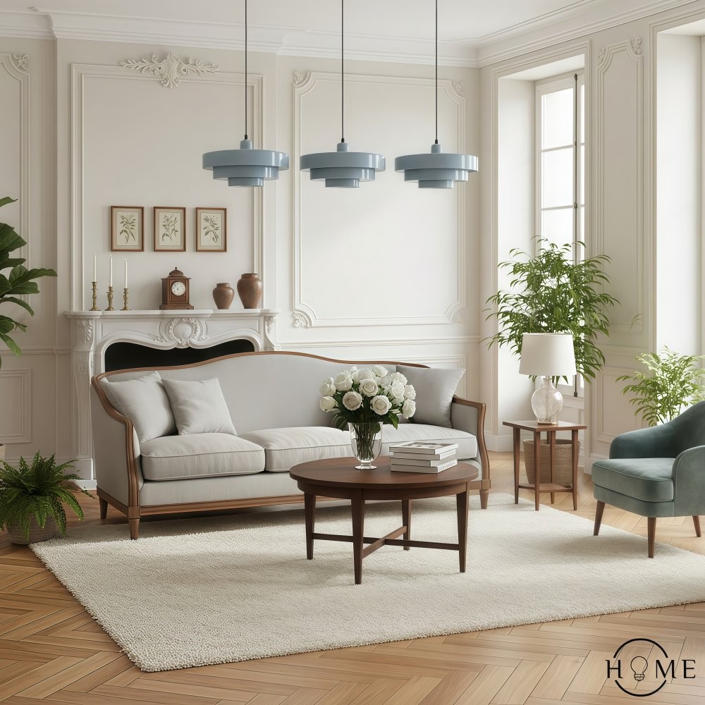 Macaron Disc Hanglamp - Scandinavische Meerlaagse Hanglamp van Metaal voor de Keuken HL179