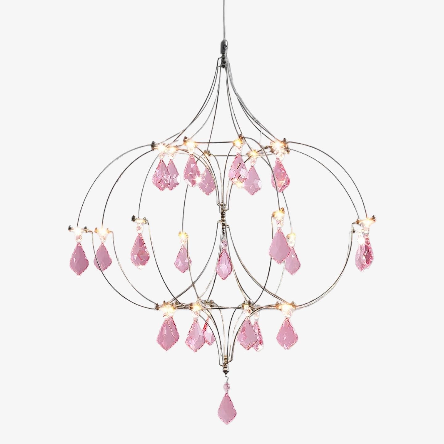 Crynora Franse kristallen kroonluchter - Romantisch vuurvliegdesign in luxe stijl voor eetkamer of slaapkamer HL2304