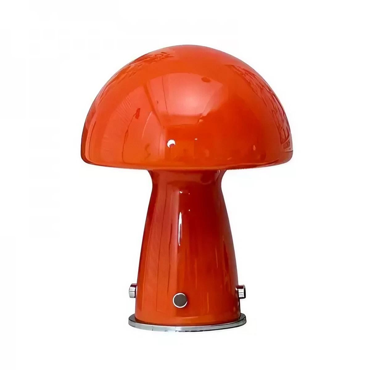 Deense Bauhaus glazen paddestoel tafellamp HL187