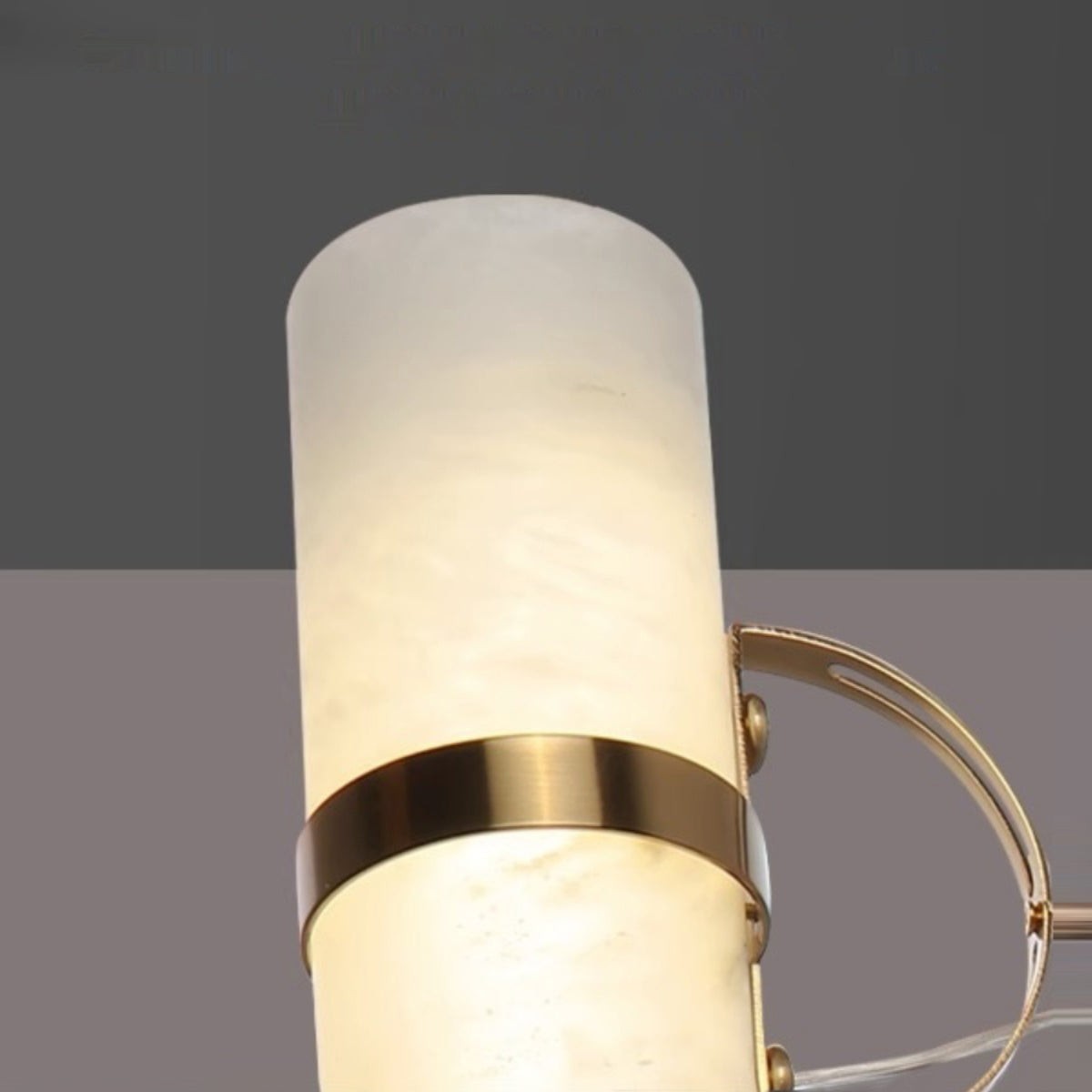 Mini cilindrische albasten hanglamp HL2974