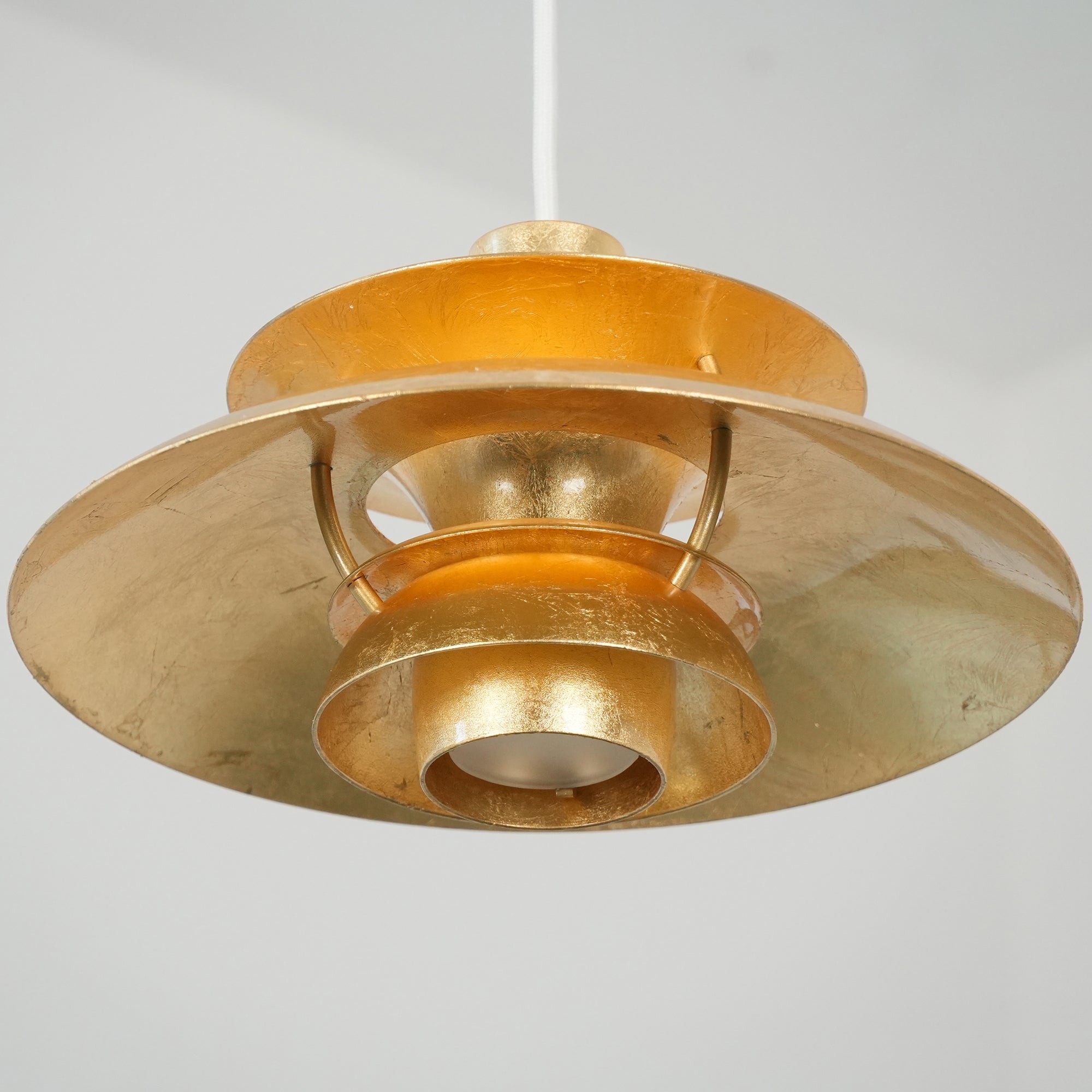 Hanglamp HL3315 met gouden folie