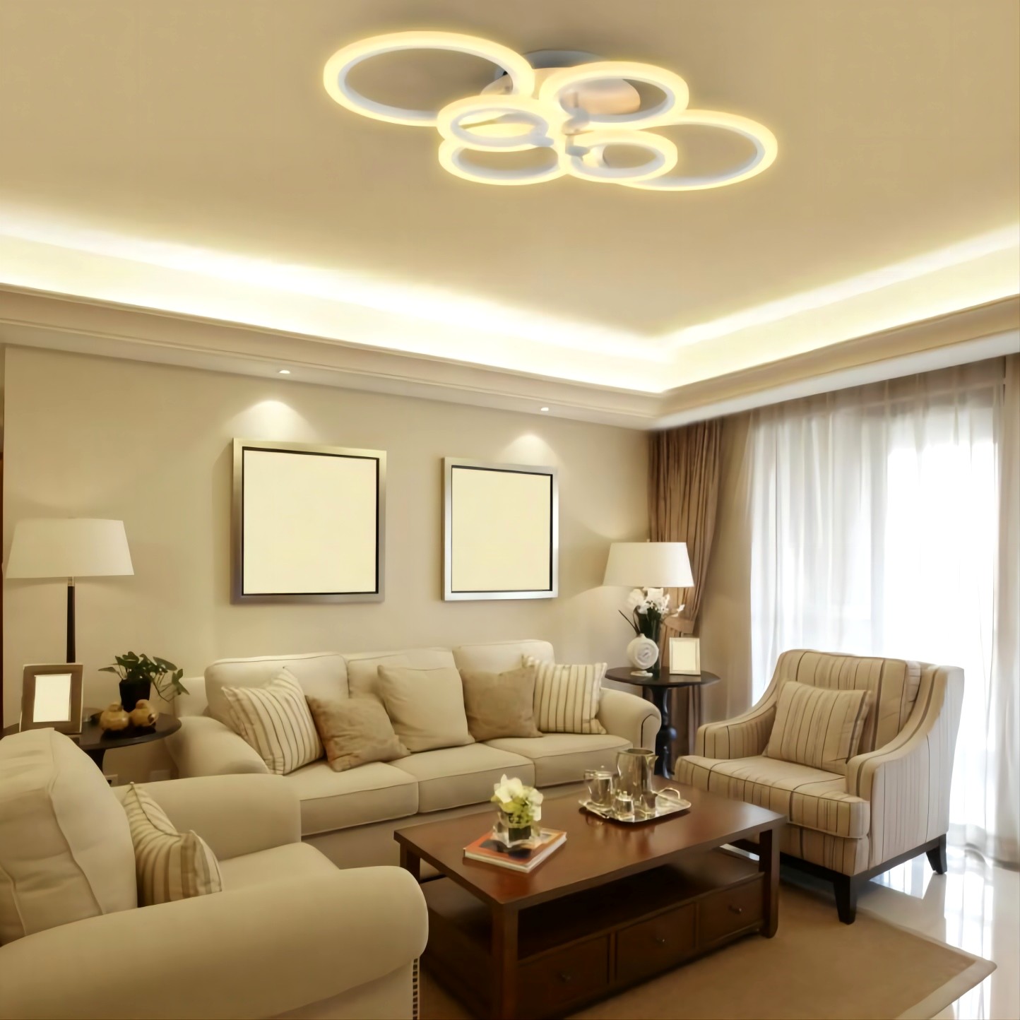 Dimbare Acryl Plafondlamp