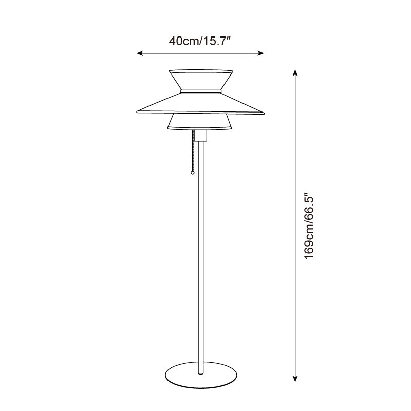 Lunetra vloerlamp HL2750