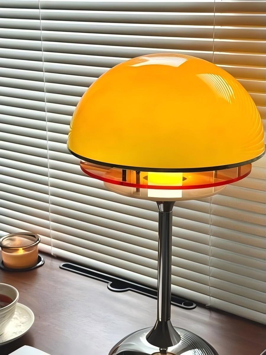 Bauhaus Vintage Stijl Acryl Zonsondergang Tafellamp HL1033