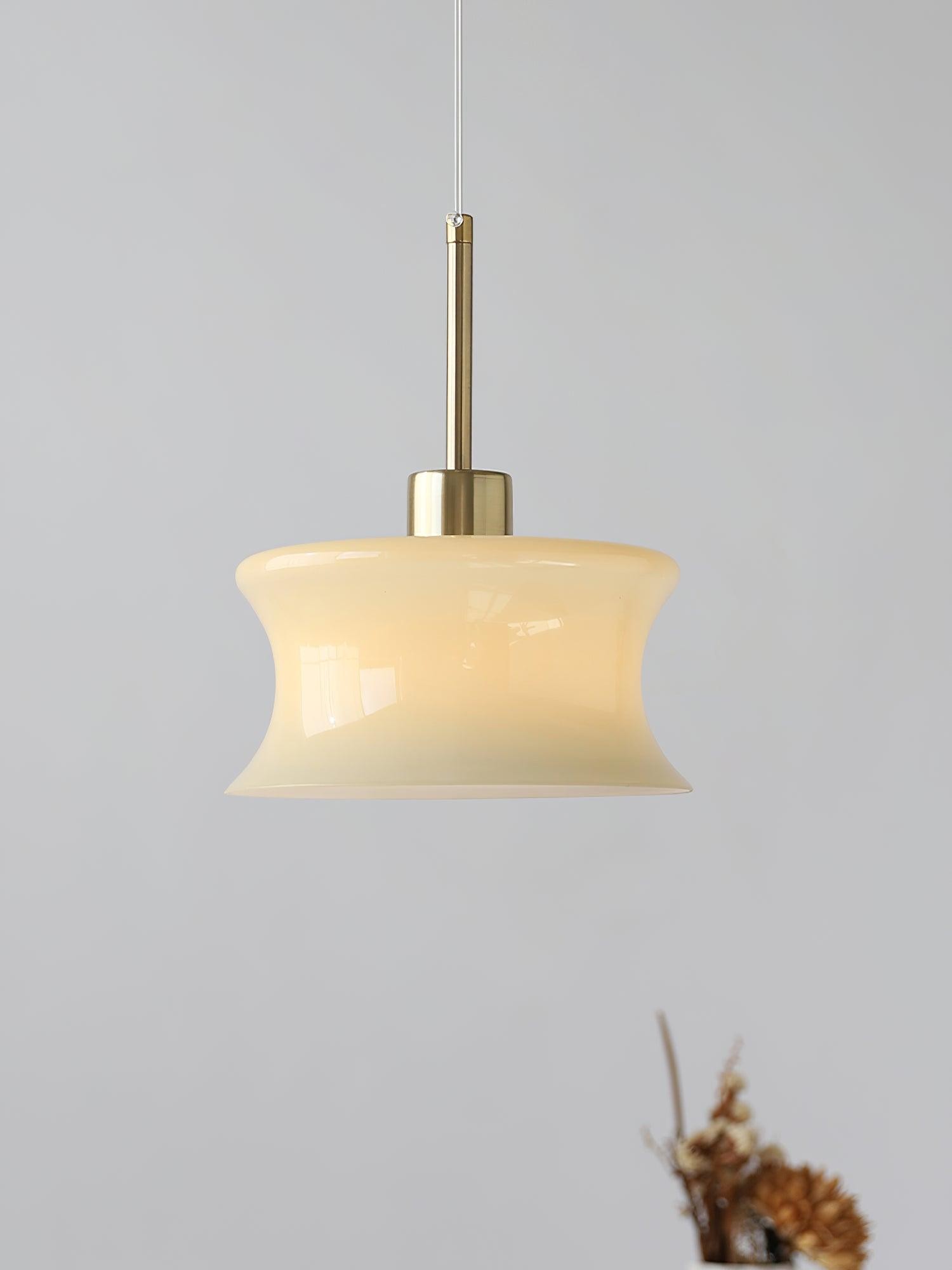 Franse Vintage Glazen Raam Hanglamp HL352