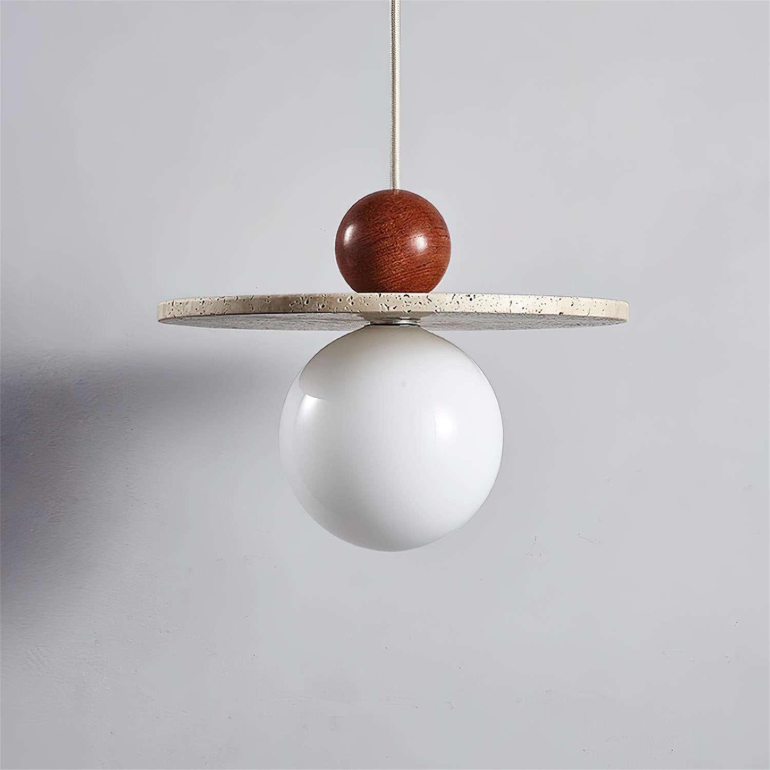 Retro Decor Cave Stone Disc Hanglamp HL956