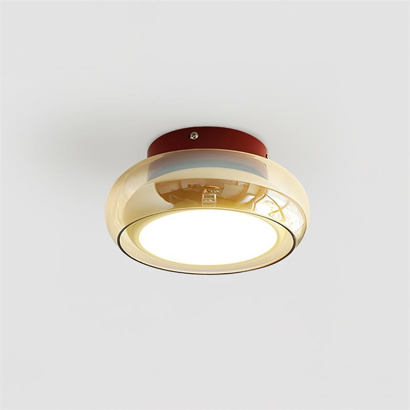 Sfeervolle eenvoudige dubbele schijf plafondlamp HL763
