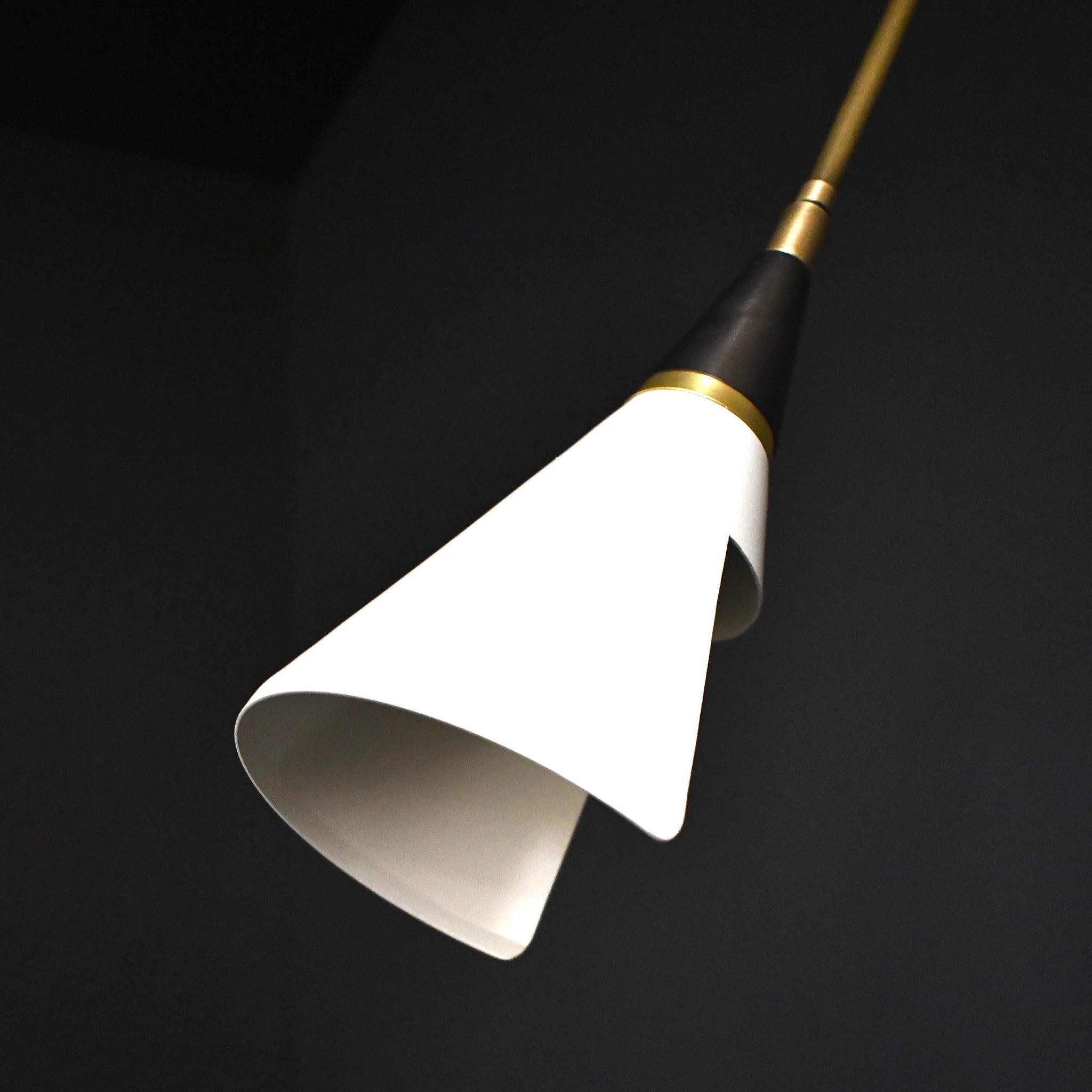 Vintage metalen verstelbare wandlamp met zwenkarm HL966