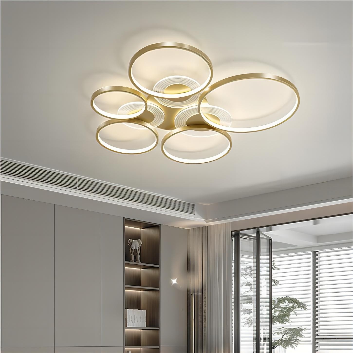 Moderne Multihead Circle LED Plafondlamp HL147