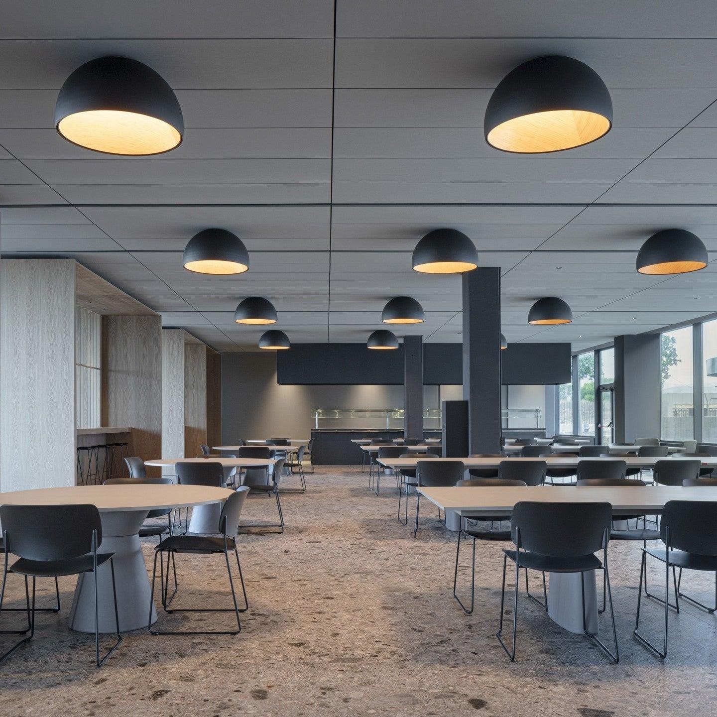 Eenvoudige moderne Scandinavische LED-plafondlamp in eierschaalvorm HL456