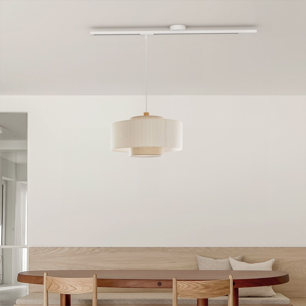 Zwenkarm enkel ophangsysteem voor een hanglamp HL202