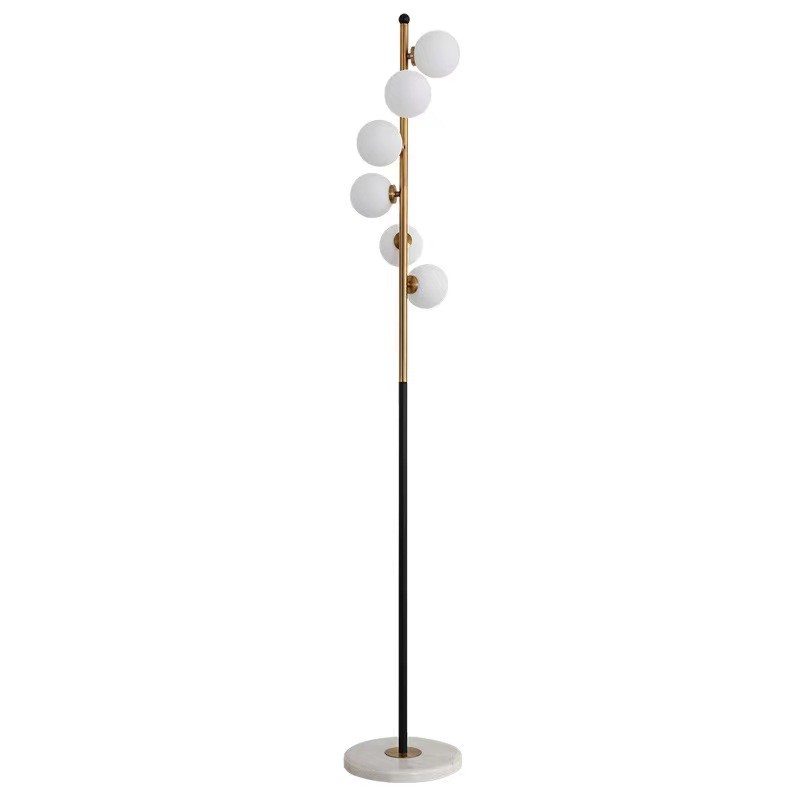 Bol lineaire opaal glazen vloerlamp HL130
