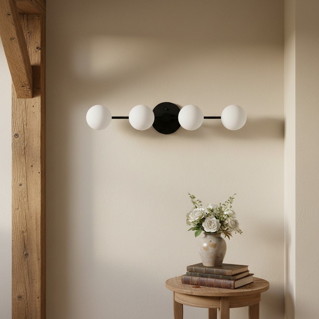 Glorica Glazen Lange Badkamerlamp - Modern Minimalistisch Wandlampontwerp HL1685