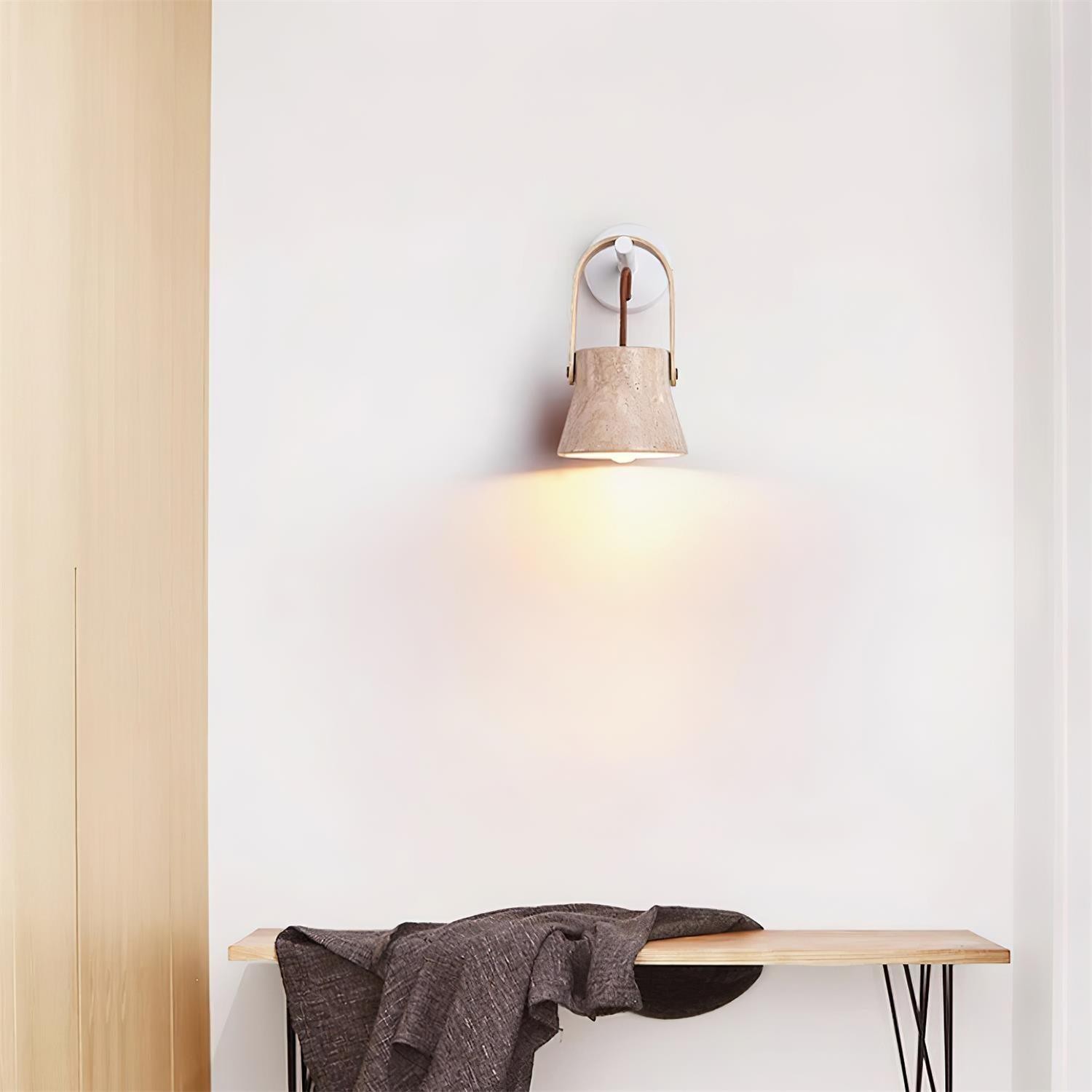 Gepersonaliseerde creatieve gebogen draagbare wandlamp HL512