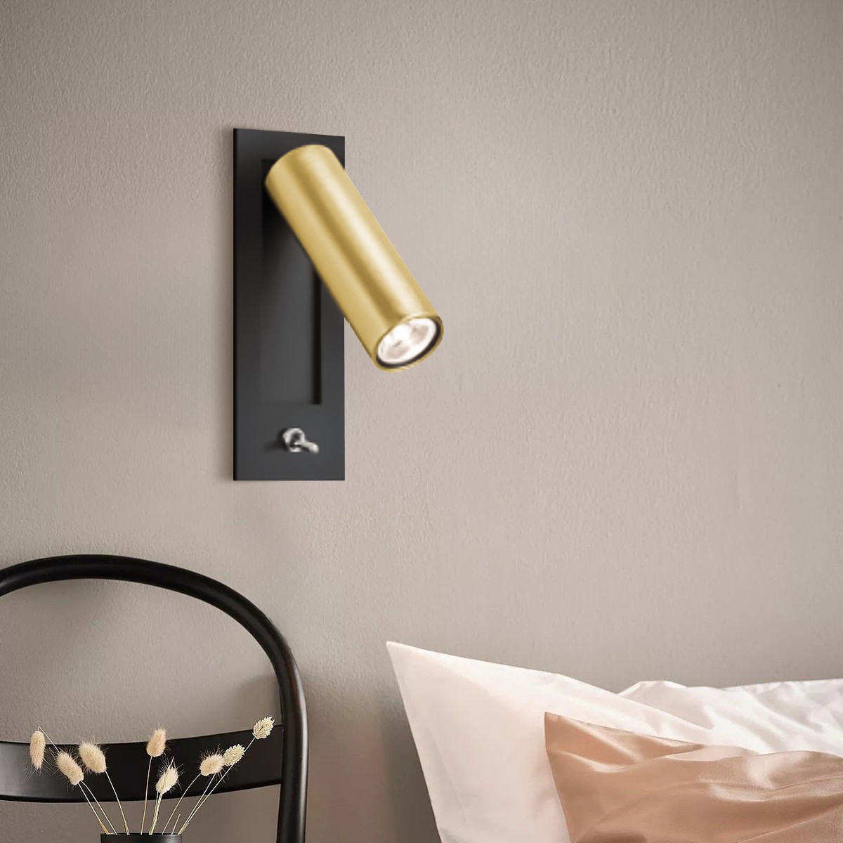 Moderne Ronde Buis Metalen LED Wandlamp HL925