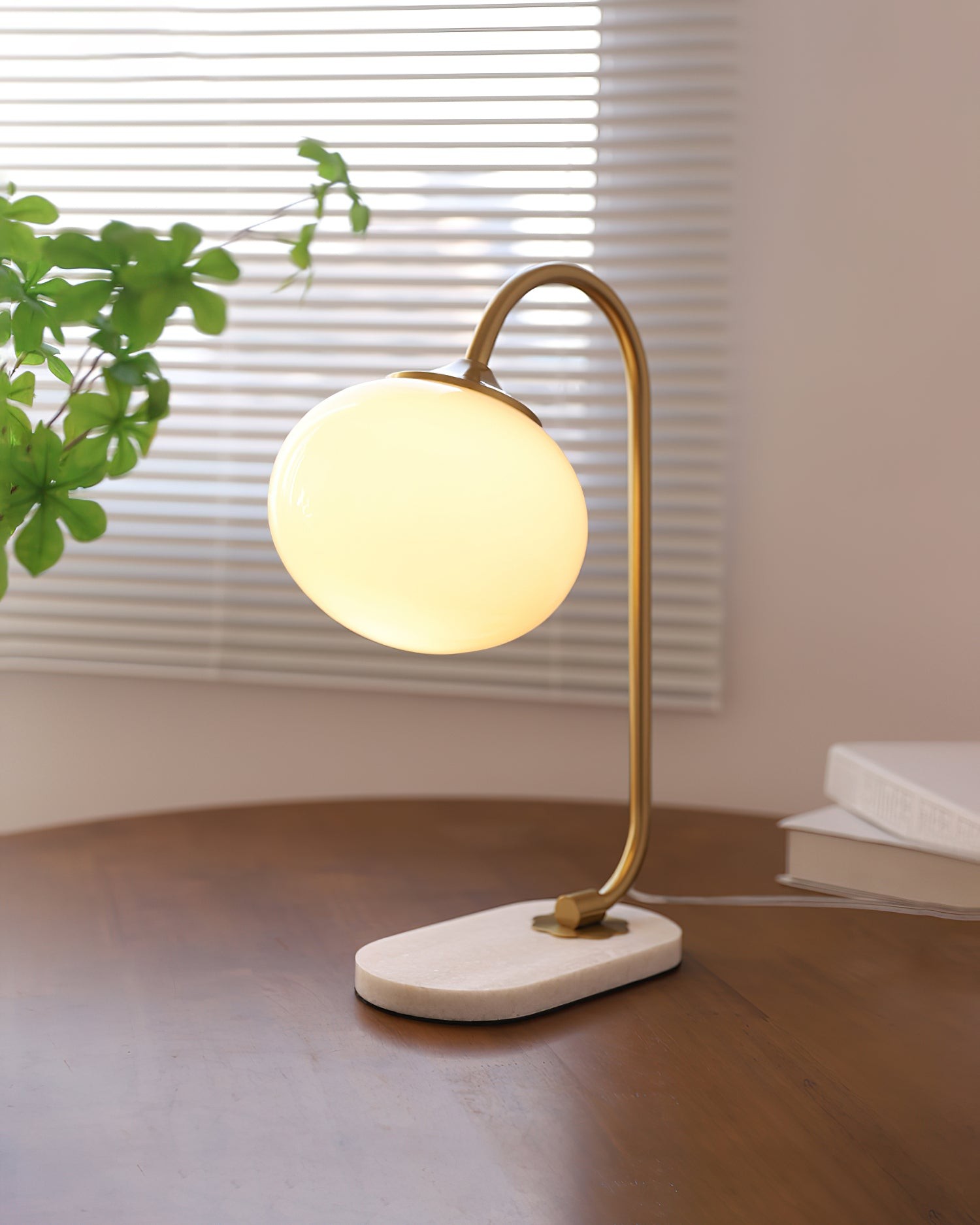Nordic Mushroom Glazen Nachtkastje Lamp HL778