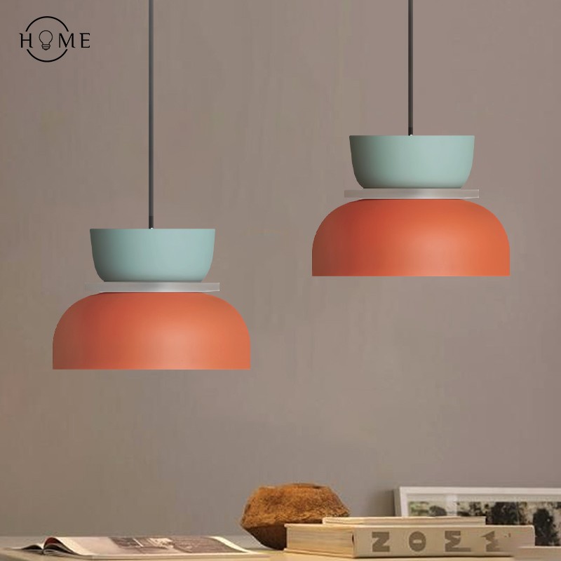 Macri Acryl Kleurrijke Komvormige Hanglamp - Moderne Levendige Hanglamp voor de Keuken