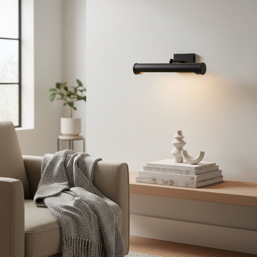 Modo Schilderijlamp - Klassieke boogvormige messing kunstlamp voor galeriewand HL2372