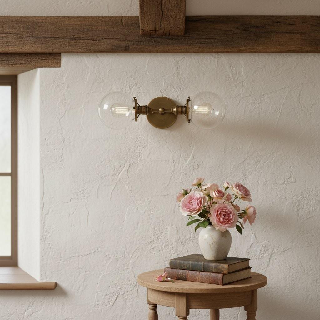 Lumio Globe Industriële Badkamerverlichting - Moderne Dubbele Bol Wandlamp HL1705