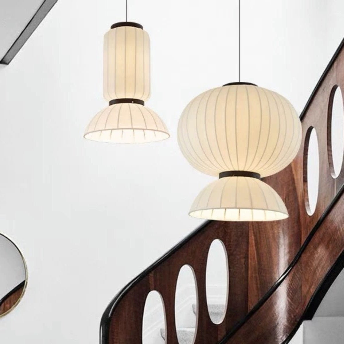 Moerbei Zijden Lantaarn Hanglamp HL680