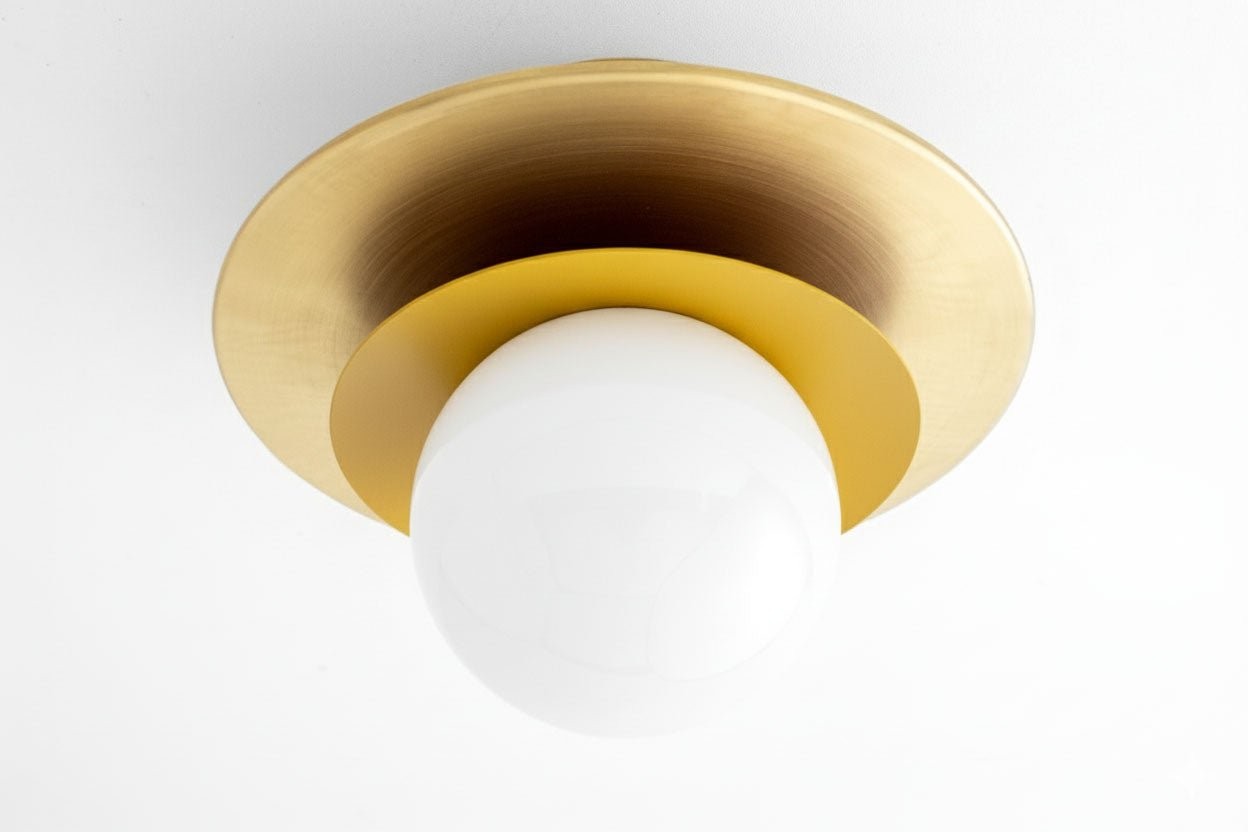 Artivo gelaagde moderne plafondlamp van messing - Stijlvolle woondecoratie HL1765
