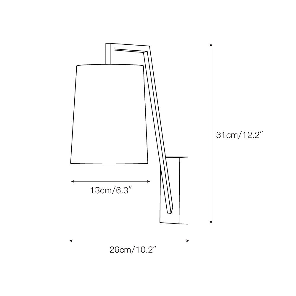 Monty wandlamp HL3153