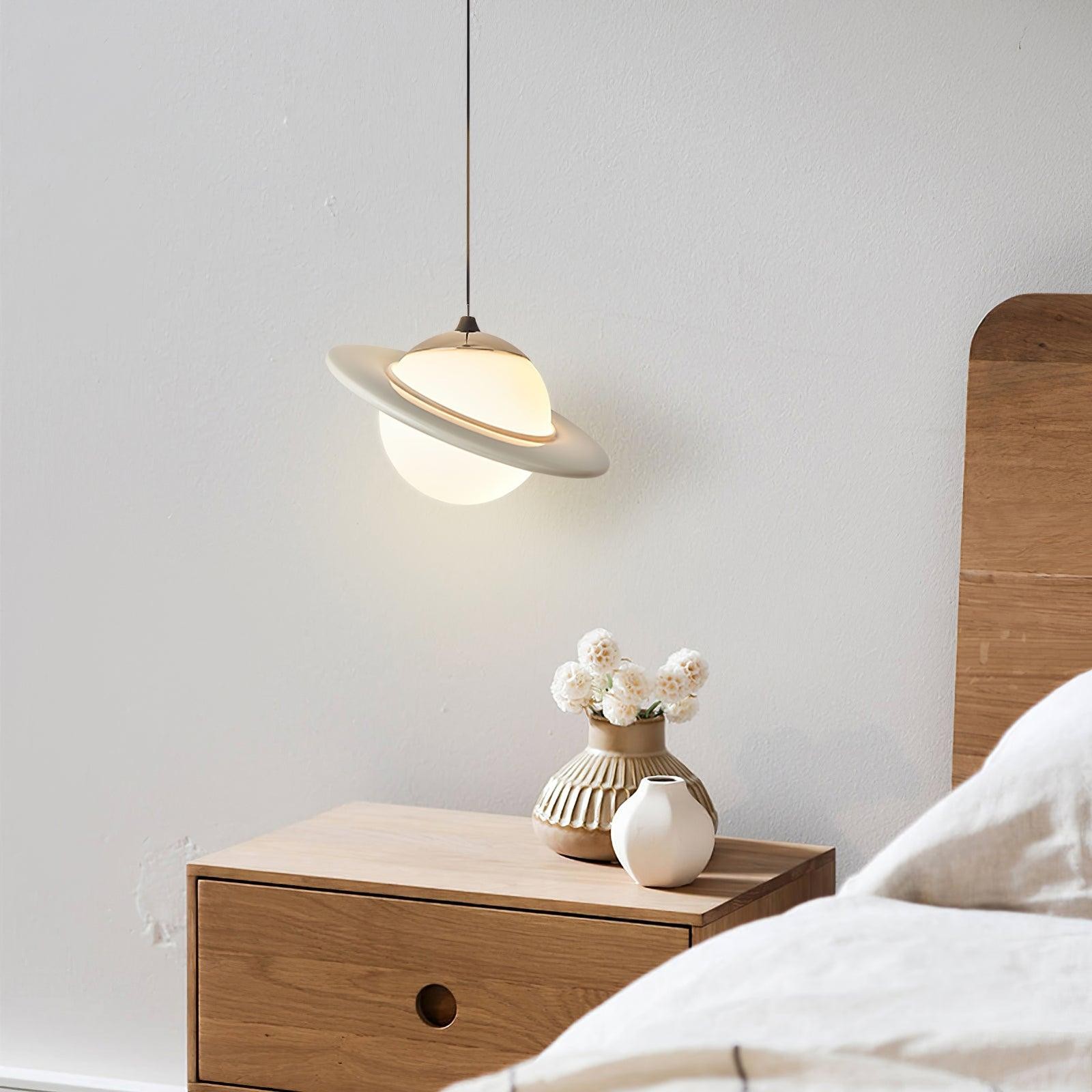 Romantische Saturnus Planeet Hanglamp voor Slaapkamer HL749
