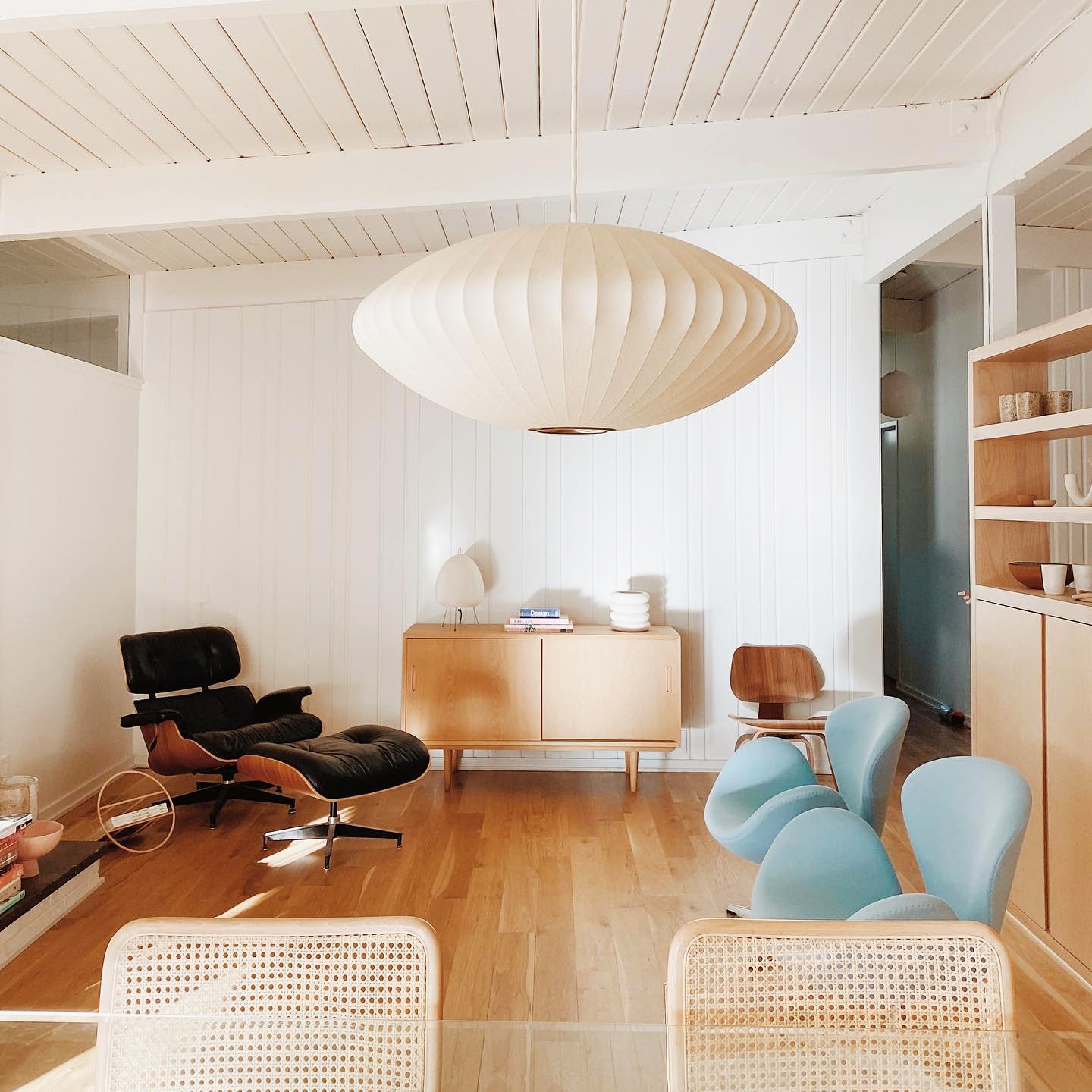 Saucer Zijde Bubble Hanglamp Woonkamer