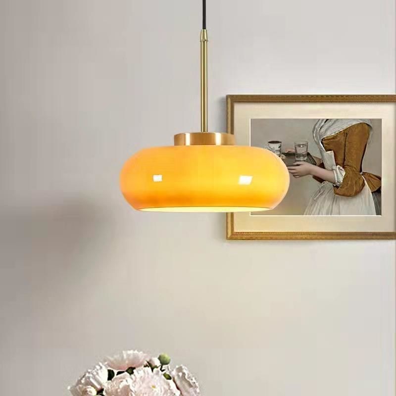 Nordic Vintage Bauhaus Glazen Pot Hanglamp HL166
