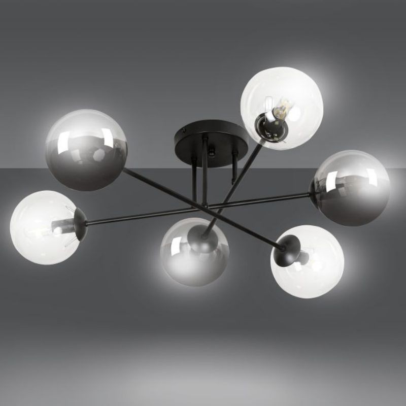 Brendi 6B Glazen Bol Plafondlamp