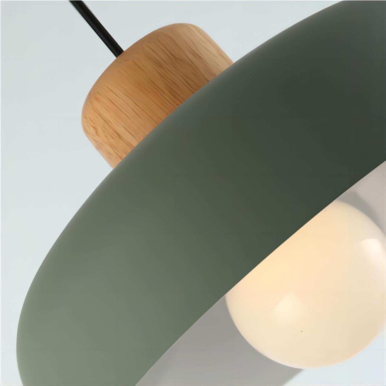 Scandinavische Houten Kom Vorm Keuken Hanglamp HL101