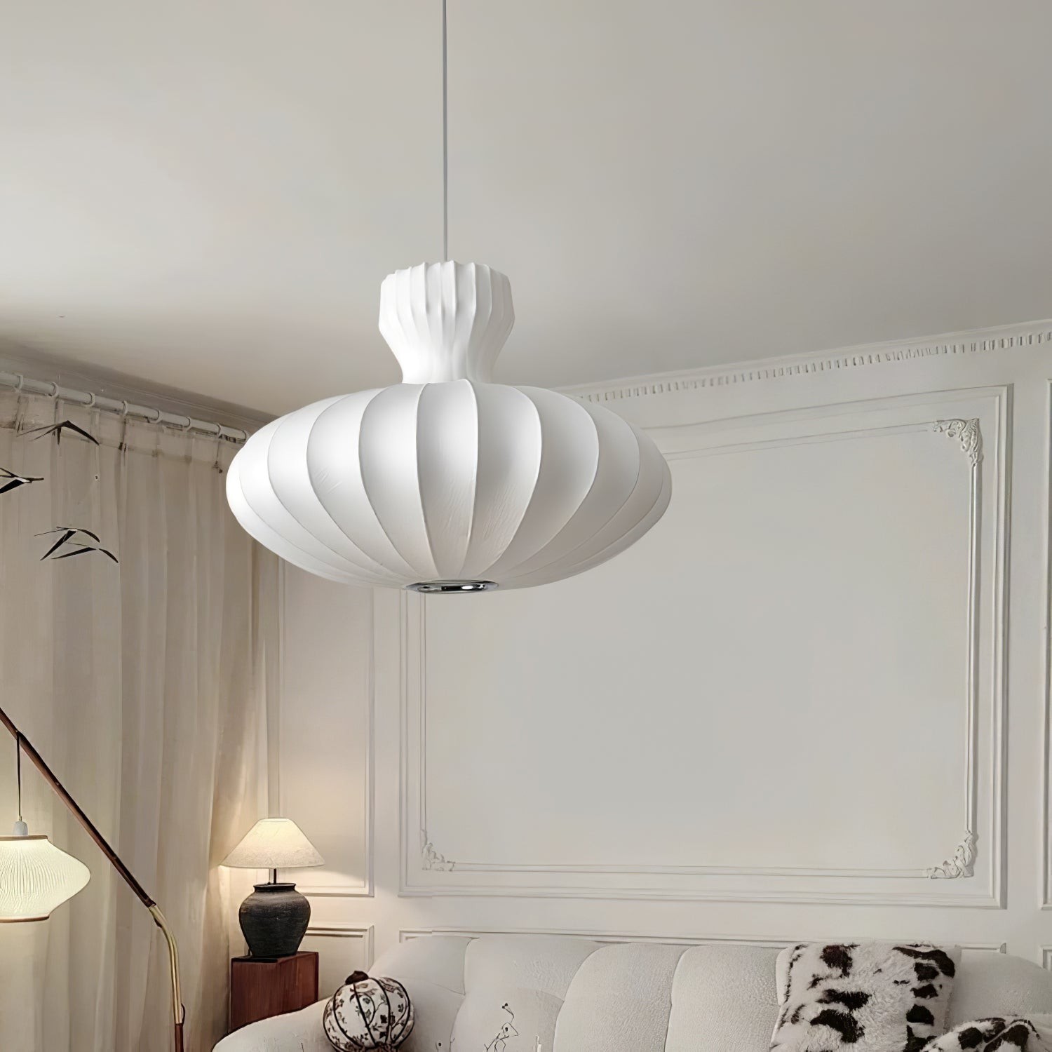 Lantaarn Zijde Vintage Hanglamp HL731